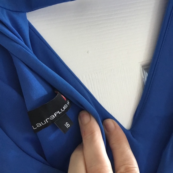 Wedding guest long dress Royal Blue - Picture 4 of 4